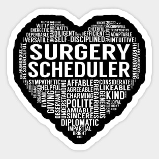 Surgery Scheduler Heart Sticker